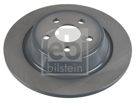 Febi 107730 2x Brake Discs Pair Solid