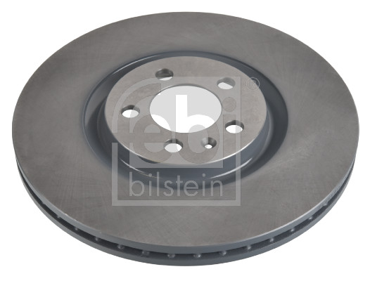 Febi 107713 2x Brake Discs Pair Vented