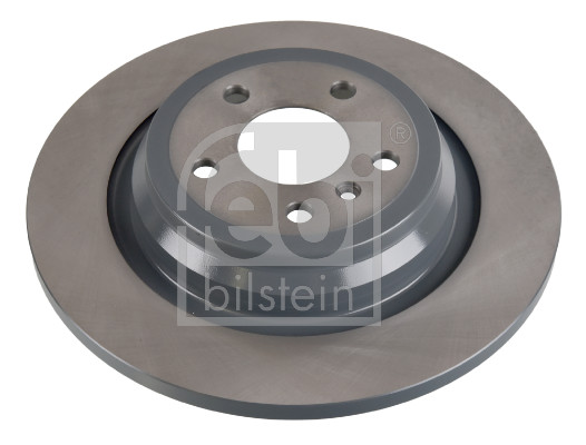 Febi 107715 2x Brake Discs Pair Solid