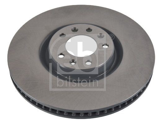 Febi 107717 2x Brake Discs Pair Vented
