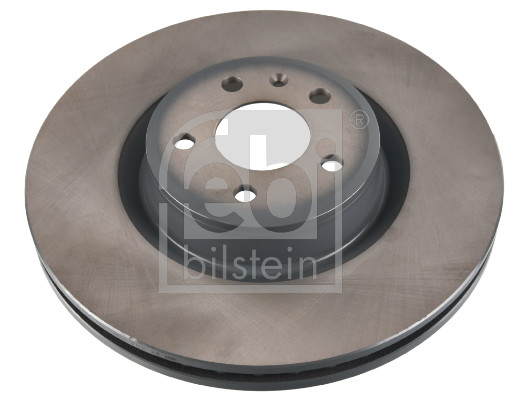 Febi 107718 2x Brake Discs Pair Vented