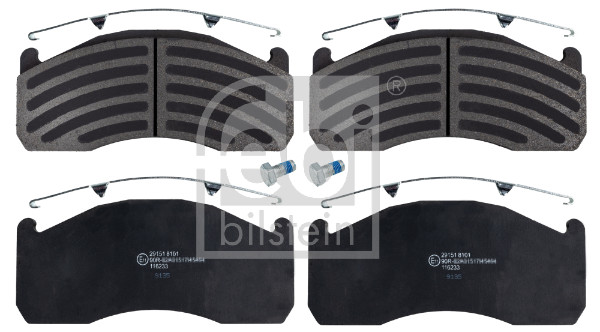 Febi 116233 CV Brake Pads