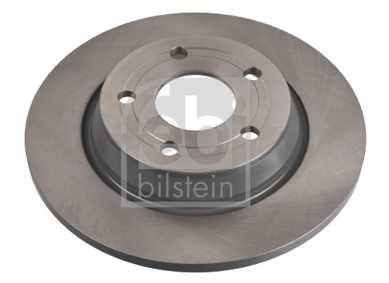 Febi 108193 2x Brake Discs Pair Solid