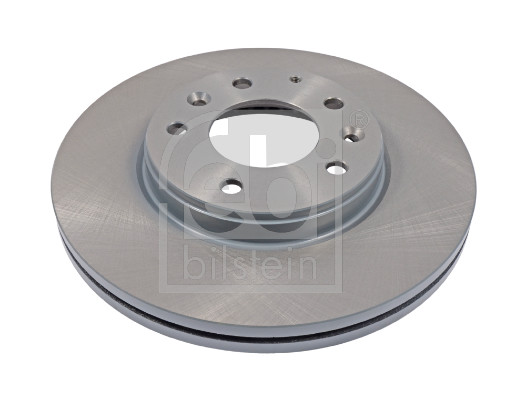 Febi 108434 2x Brake Discs Pair Vented