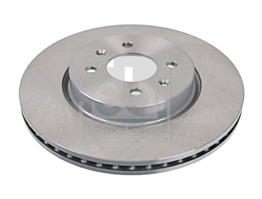 Febi 108438 2x Brake Discs Pair Vented