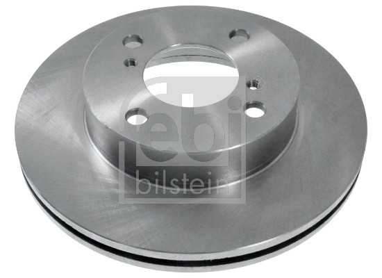 Febi 108443 2x Brake Discs Pair Vented