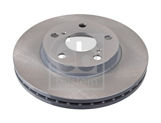 Febi 108453 2x Brake Discs Pair Vented