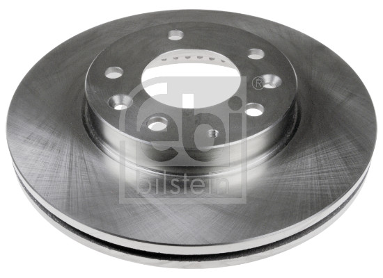 Febi 108454 2x Brake Discs Pair Vented