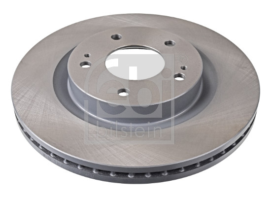 Febi 108463 2x Brake Discs Pair Vented
