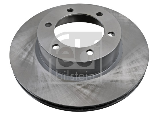 Febi 108471 2x Brake Discs Pair Vented