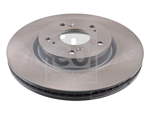Febi 108477 2x Brake Discs Pair Vented