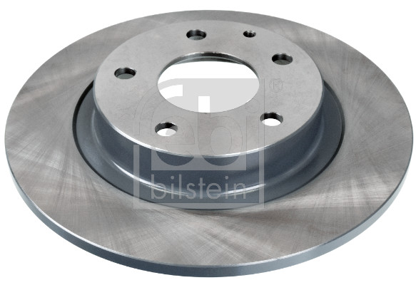 Febi 108480 2x Brake Discs Pair Solid