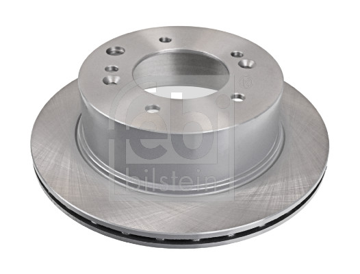 Febi 108507 2x Brake Discs Pair Vented