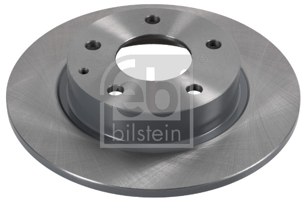 Febi 108513 2x Brake Discs Pair Solid