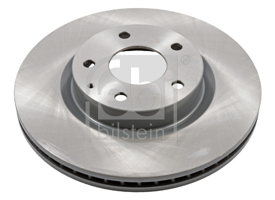 Febi 108514 2x Brake Discs Pair Vented