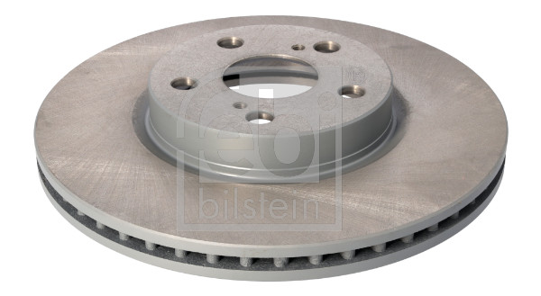 Febi 108515 2x Brake Discs Pair Vented
