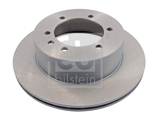 Febi 108519 2x Brake Discs Pair Vented