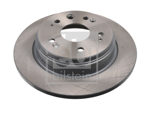 Febi 108524 2x Brake Discs Pair Solid