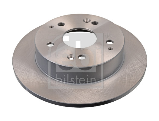 Febi 108525 2x Brake Discs Pair Solid