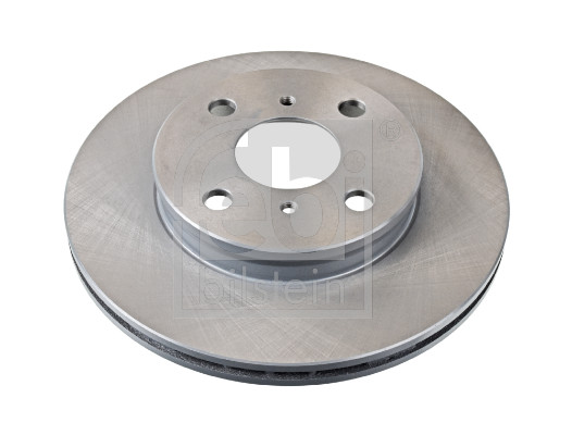 Febi 108537 2x Brake Discs Pair Vented