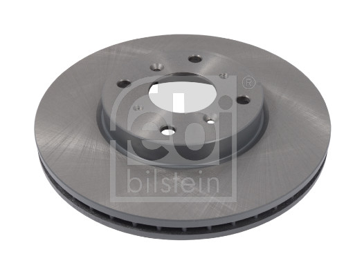 Febi 108549 2x Brake Discs Pair Vented