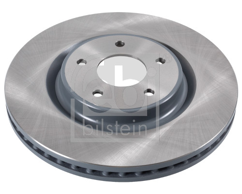 Febi 108558 2x Brake Discs Pair Vented