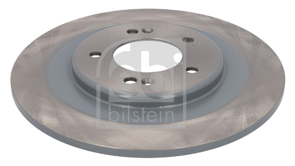 Febi 108563 2x Brake Discs Pair Solid