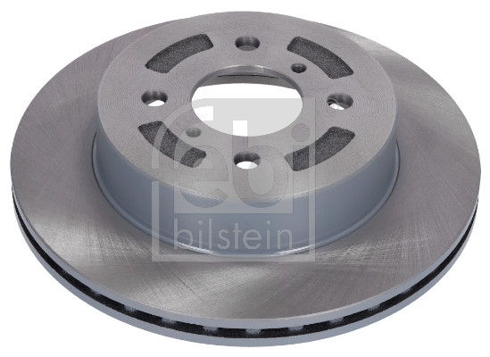 Febi 108565 2x Brake Discs Pair Vented