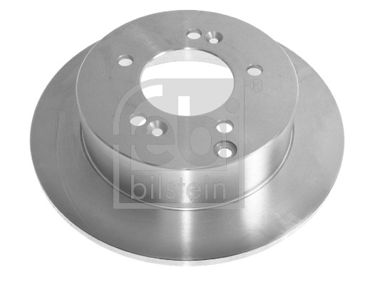 Febi 108566 2x Brake Discs Pair Solid