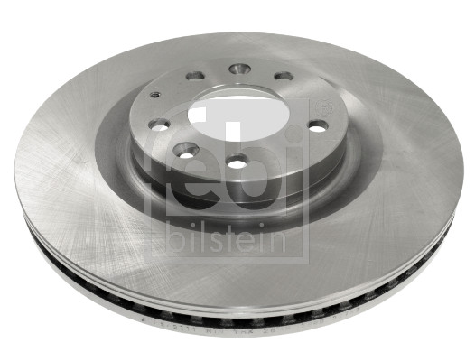 Febi 108569 2x Brake Discs Pair Vented