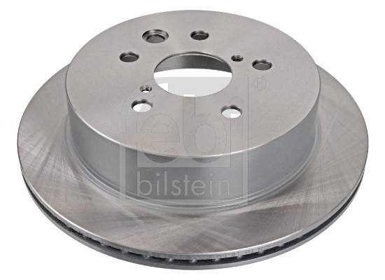 Febi 108570 2x Brake Discs Pair Vented