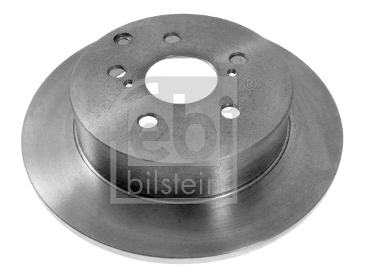 Febi 108572 2x Brake Discs Pair Solid