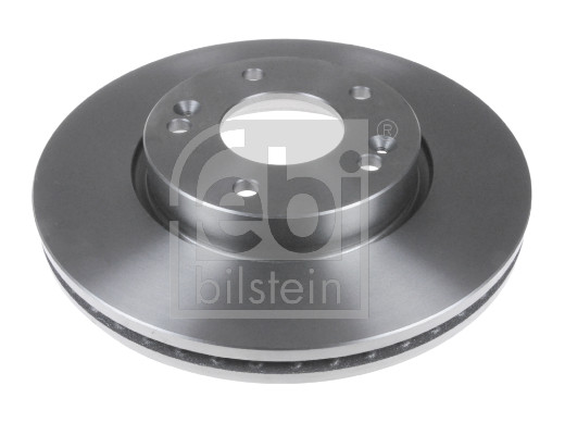 Febi 108573 2x Brake Discs Pair Vented
