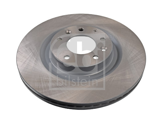 Febi 108578 2x Brake Discs Pair Vented