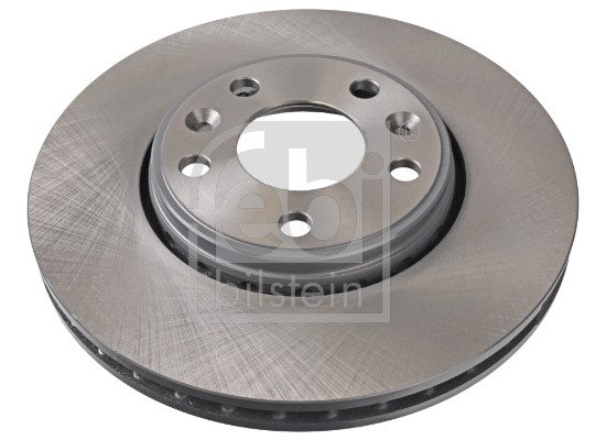 Febi 108582 2x Brake Discs Pair Vented