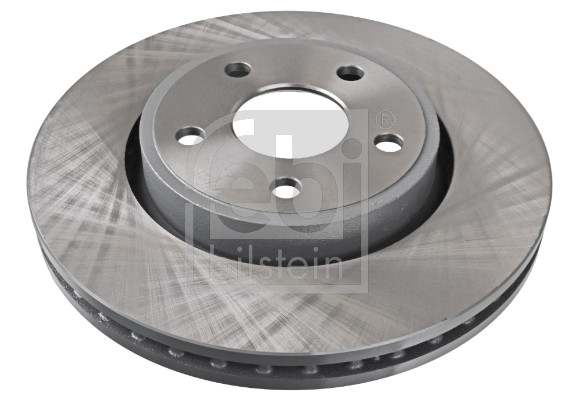 Febi 108584 2x Brake Discs Pair Vented