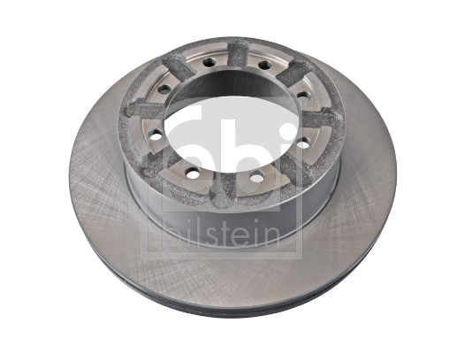 Febi 108615 2x Brake Discs Pair Vented