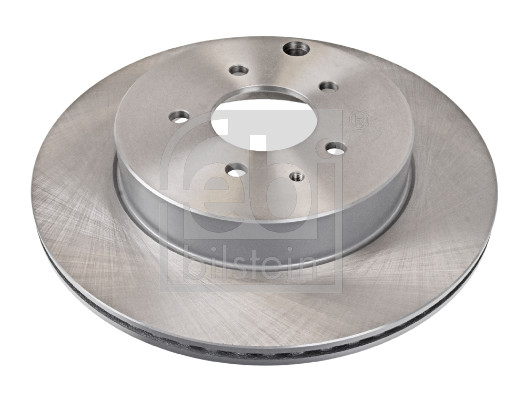 Febi 108619 2x Brake Discs Pair Vented