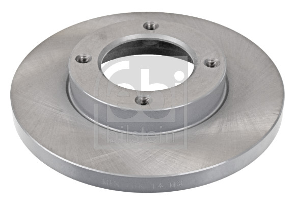 Febi 108620 2x Brake Discs Pair Solid