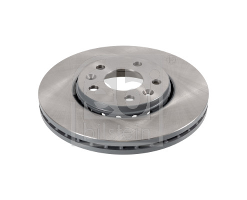 Febi 108625 2x Brake Discs Pair Vented