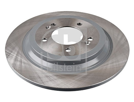 Febi 108637 2x Brake Discs Pair Solid