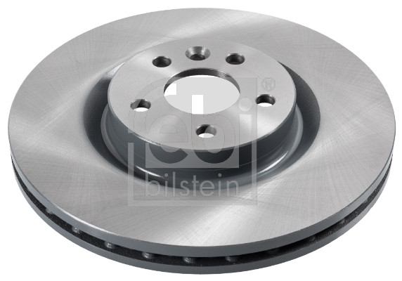 Febi 108638 2x Brake Discs Pair Vented