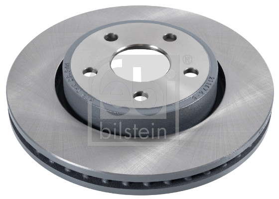 Febi 170053 2x Brake Discs Pair Vented