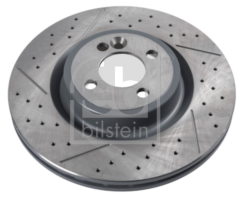 Febi 170109 2x Brake Discs Pair Vented
