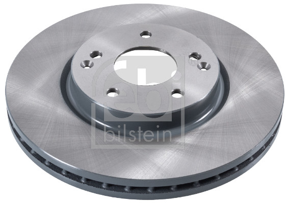 Febi 170696 2x Brake Discs Pair Vented