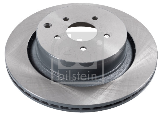 Febi 170755 2x Brake Discs Pair Vented
