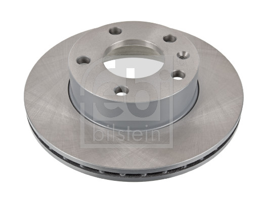 Febi 170757 2x Brake Discs Pair Vented