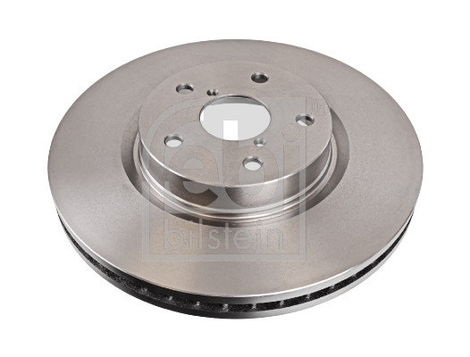 Febi 170766 2x Brake Discs Pair Vented