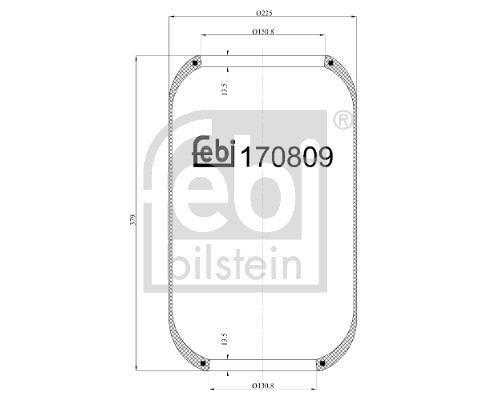Febi 170809 Air Suspension Spring