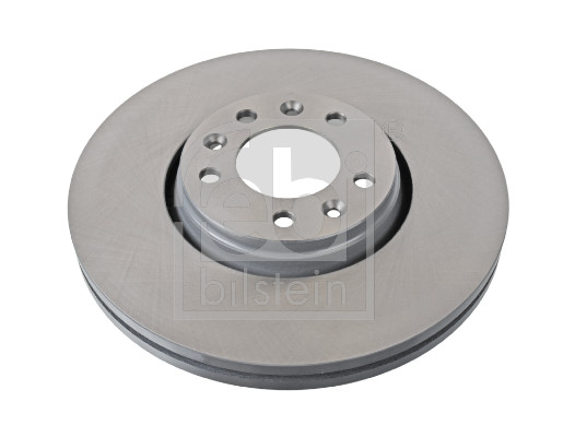 Febi 36621 2x Brake Discs Pair Vented